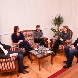 Јутарња кафа предсједника Талића са Биљом Крстић