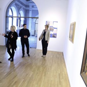 Предсједник Талић обишао изложбу Петра Лубарде