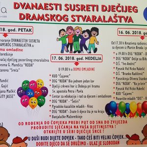 Почињу сусрети дјечјег драмског стваралаштва