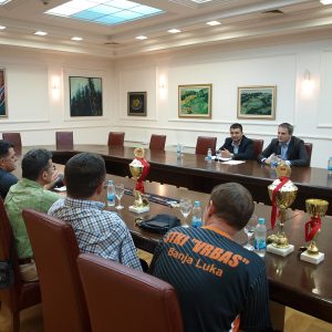 Пријем за чланове Стонотениског клуба инвалида „Врбас“