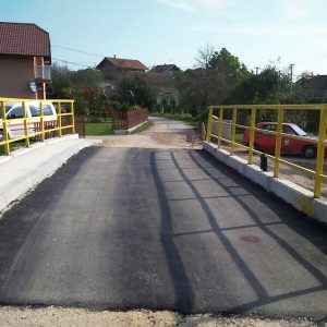Pri kraju gradnja mosta u zaseoku Gradina u MZ Dragočaj