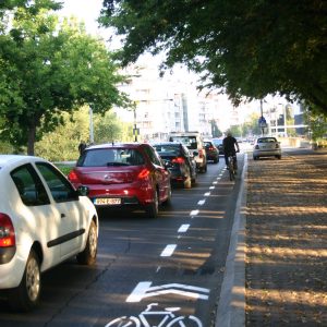 Po prvi put: Obilježena biciklistička u okviru kolovozne trake