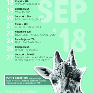 Ревија представа у Градском позоришту „Јазавац“ Ревија представа у Градском позоришту „Јазавац“