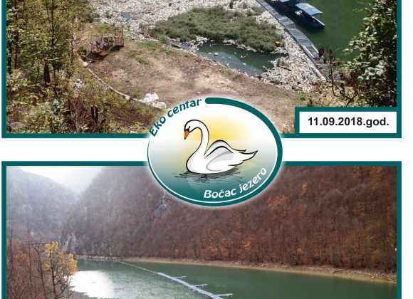 Prije i poslije odvoza otpada (Foto: Eko centar Bočac)