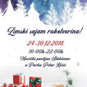 Зимски сајам рукотворина од 24. до 30. децембра Зимски сајам рукотворина од 24. до 30. децембра