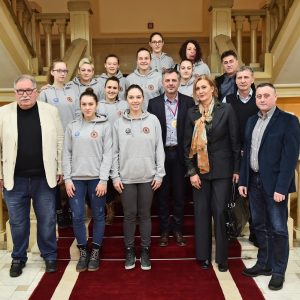 Пријем за освајачице Купа РС у женској кошарци