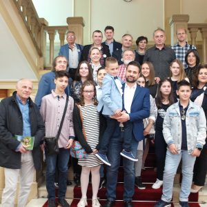 Пријем за младе пјеснике, учеснике „Дјечијег царства“ Пријем за младе пјеснике, учеснике „Дјечијег царства“