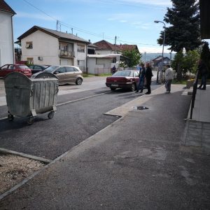 Нови тротоар у Лазареву Нови тротоар у Лазареву
