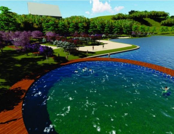 Planirani izgled prostora oko jezera