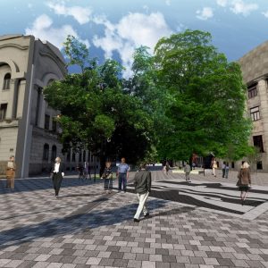 Ускоро обнова пјешачке зоне код Палате предсједника