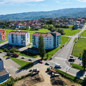 Ада: Семафор код борачких зграда Ада: Семафор код борачких зграда