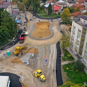 Почело асфалтирање кружног тока код Полицијске управе Почело асфалтирање кружног тока код Полицијске управе