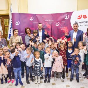 Малишани из „Лептирића“ у посјети Градској управи Малишани из „Лептирића“ у посјети Градској управи