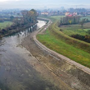 Заштићена Чесма: Саниран насип на Врбањи Заштићена Чесма: Саниран насип на Врбањи