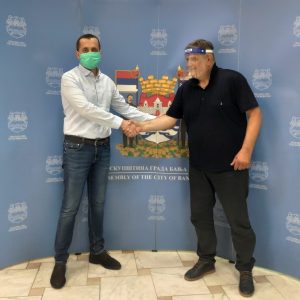 Радни састанак начелника Бањца и предсједника ШС РС Радни састанак начелника Бањца и предсједника ШС РС