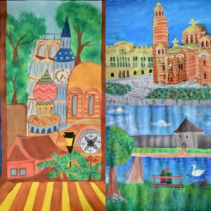 Ликовни радови бањалучких основаца на такмичењу у Лавову Ликовни радови бањалучких основаца на такмичењу у Лавову