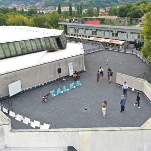 Обновљен кров Дома омладине Обновљен кров Дома омладине