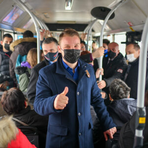 Станивуковић се провозао новом линијом: Град треба модеран и европски јавни превоз