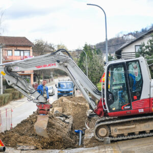 Настављени радови на изградњи цјевовода у Улици Српских устаника