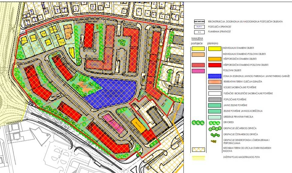  Grafika: Nacrt izmjene dijela RP za prostor Regionalnog centra