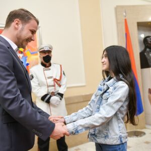 Пријем за младу глумицу Биљану Чекић