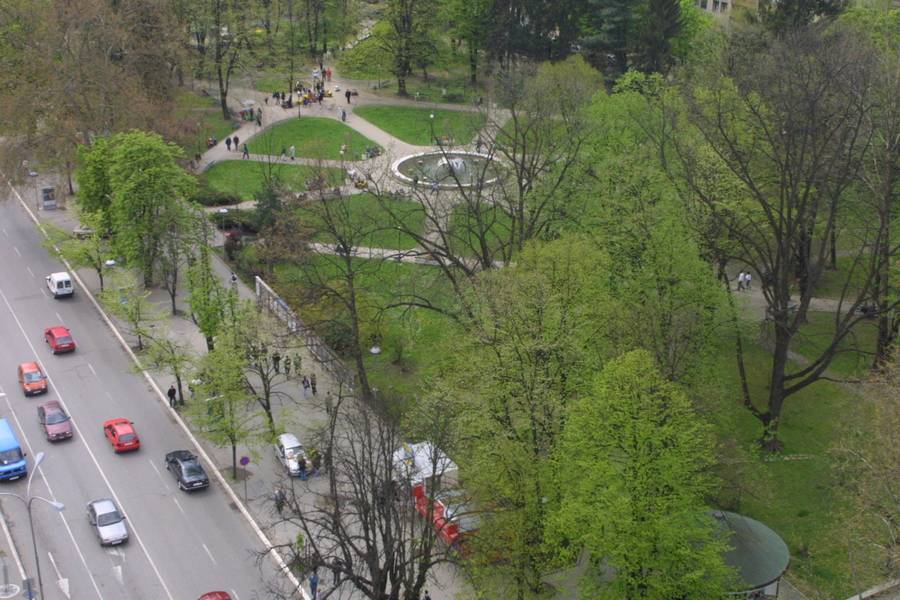  Некадашња фонтана у Парку ″Петар Кочић″ (Фото архива)