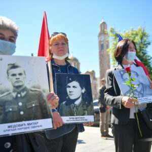 Banja Luka obilježava 9. maj: Položeni vijenci na Spomenik palim borcima NOR-a