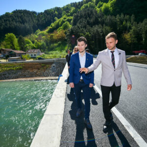 Градоначелник обишао градилиште новог моста у Топлицама Градоначелник обишао градилиште новог моста у Топлицама