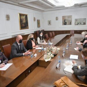 Састанак са делегацијом Међународне организације за миграције Састанак са делегацијом Међународне организације за миграције