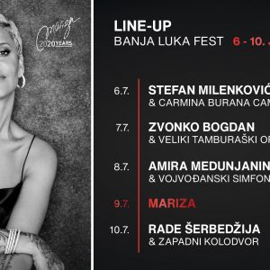 Бања Лука постаје центар региона: Свјетске звијезде на „Бања Лука Фесту“ од 06. до 10. јула Бања Лука постаје центар региона: Свјетске звијезде на „Бања Лука Фесту“ од 06. до 10. јула