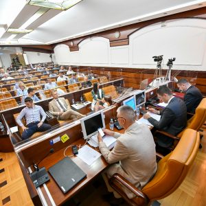 У току пета сједница Скупштине Града У току пета сједница Скупштине Града