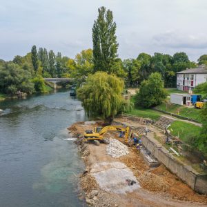 Дајак пристаниште поприма прве обрисе Дајак пристаниште поприма прве обрисе