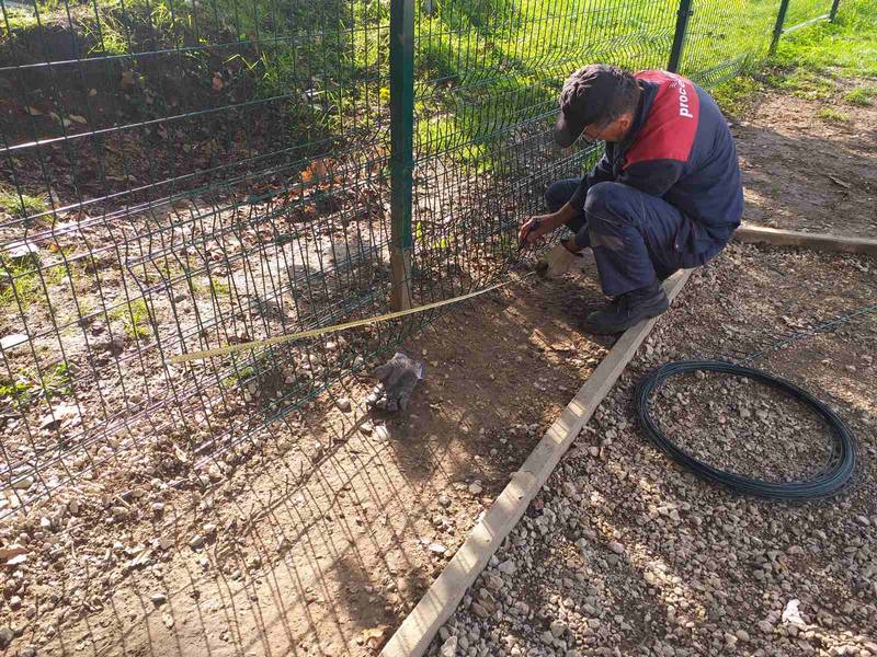  Sanacija ograde parka za pse na Banjalučkom polju (Foto: Grad)