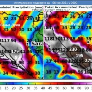 Из Републичког хидрометеоролошког завода најавили обилне падавине Из Републичког хидрометеоролошког завода најавили обилне падавине