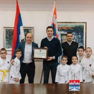 Предсједник Скупштине Града сусрео се са делегацијом Џудо клуба Борац