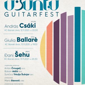 Фестивал класичне гитаре од 12. до 14. новембра