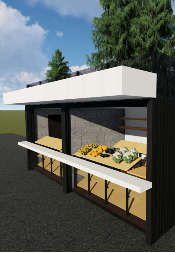  Фото илустрација идејног рјешења продајних штандова