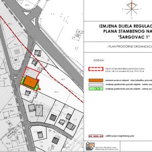 На јавном увиду Нацрт измјене дијела РП стамбеног насеља „Шарговац 1“