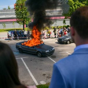 Показна вјежба ватрогасаца у недјељу