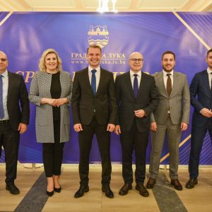 Уприличен свечани пријем: Градови партнери уљепшали прославу Дана града Уприличен свечани пријем: Градови партнери уљепшали прославу Дана града