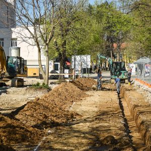У току реконструкција пјешачке зоне у централном дијелу града