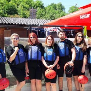 Представници Града учесници Шесте туристичке рафтинг регате у организацији Рафтинг центра „Кањон“ Представници Града учесници Шесте туристичке рафтинг регате у организацији Рафтинг центра „Кањон“