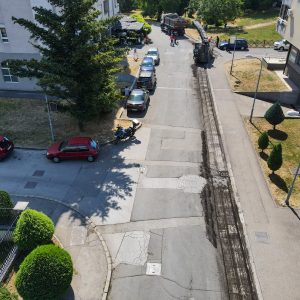 Настављена модернизација саобраћајница у центру, радови у Улици Јована Дучића