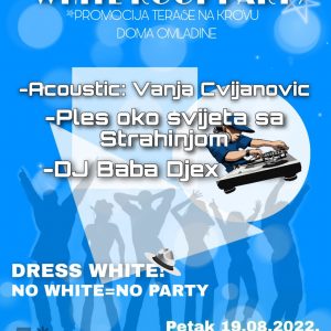 Krovna terasa u novom ruhu: U petak „White Roof Party“ u Domu omladine