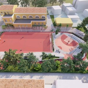 Ново мјесто за спорт и рекреацију: Почиње уређење простора око „Соколског дома“ Ново мјесто за спорт и рекреацију: Почиње уређење простора око „Соколског дома“