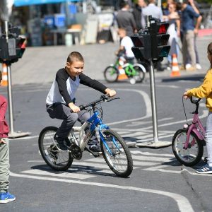 Европска седмица мобилности: Полигон за обуку дјеце у саобраћају на Тргу Крајине
