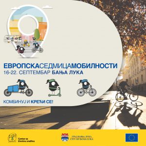 Комбинуј и крећи се: Обиљежавамо Европску седмицу мобилности, погледајте програм Комбинуј и крећи се: Обиљежавамо Европску седмицу мобилности, погледајте програм
