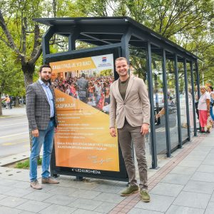 Gradonačelnik obišao radove: Banja Luka poput evropskih gradova dobija moderna autobuska stajališta