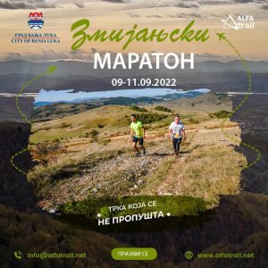 Trka koja se ne propušta: U subotu „Zmijanjski maraton“, prijave i dalje traju Trka koja se ne propušta: U subotu „Zmijanjski maraton“, prijave i dalje traju