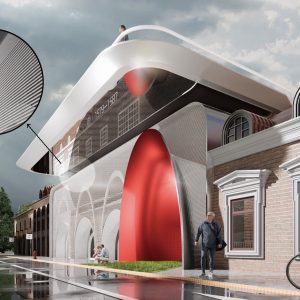 Изабрана идејна рјешења фасада у блоку ужег центра града